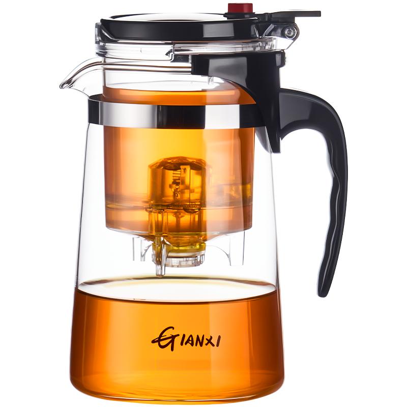 办公室玻璃飘逸杯泡茶壶茶水分离