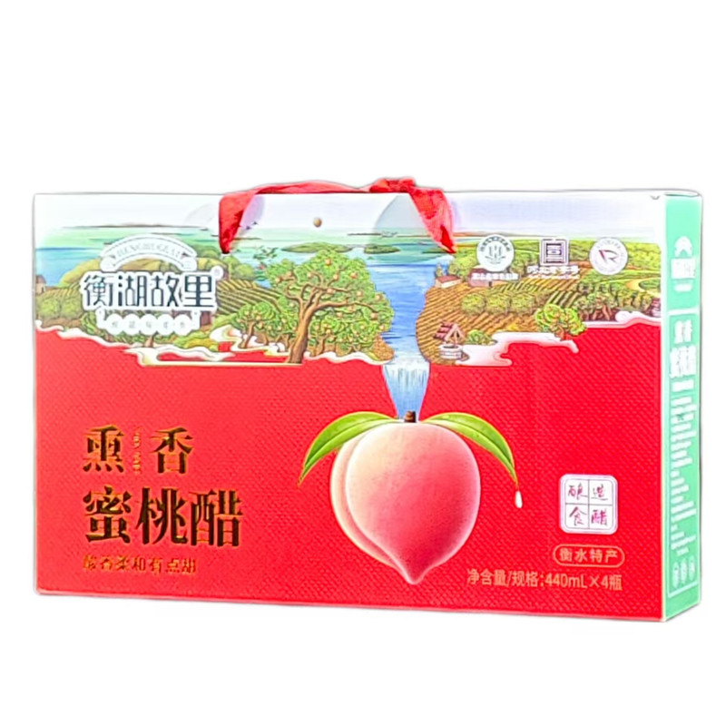 熏缸桃香醋香甜醋蜜桃醋纯粮食醋