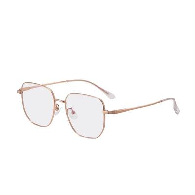 超轻钛架金丝眼镜可配蔡司镜片