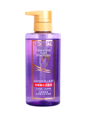 欧莱雅玻尿酸控油洗发水紫安瓶