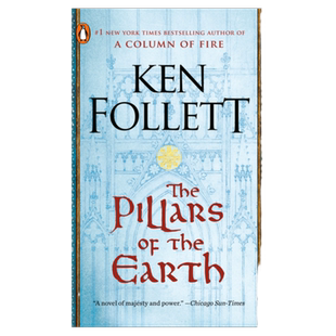 预售【外图原版】英文原版小说 The Pillars of the Earth 圣殿春秋 中世纪三部曲1 巨人的陨落作者肯福莱特