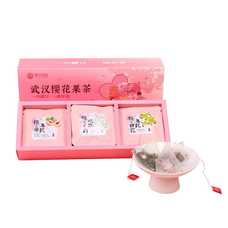 樱花情酥武汉特产组合型花茶