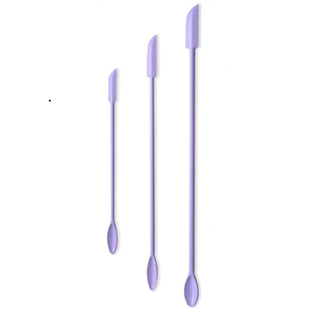 化妆品硅胶挖勺刮刀光瓶神器迷你刮取分装小勺子工具粉底涂抹面霜