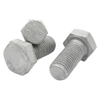 8.8级高强度外六角热镀锌螺丝