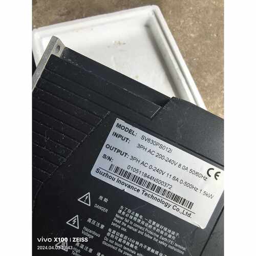汇川SV630PS012I汇川伺服驱动器的一台功率1.5