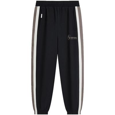 特步针织长裤男2025春秋透气男裤休闲百搭运动裤976329630236