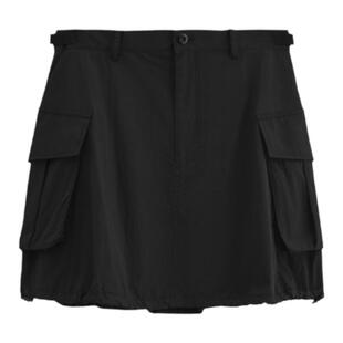 SLY 夏季降落伞抽绳下摆工装风短款半身裙030GAY31-0640