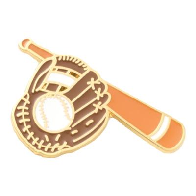 海洛迪运动金属通用球类徽章胸针