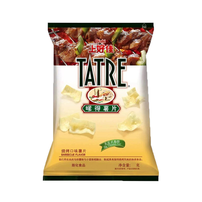 上好佳嗲得薯片烧烤味30g