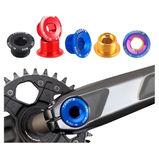 TOOPRE自行车中空一体牙盘曲柄盖螺丝山地车M18 M20彩色铝合金M19