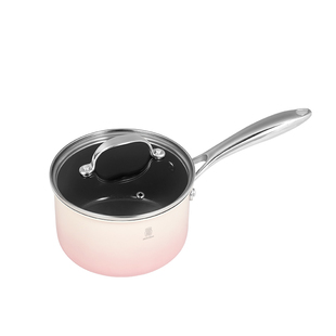 莱德斯 有钛陶瓷奶锅家用0氟不粘锅宝宝辅食锅珍珠锅电磁燃气通用