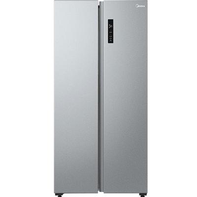 美的470L升双开门冰箱家用超薄款嵌入式无霜一级变频小容量对开门