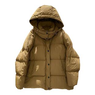 TT TY1980冬季新款女装韩版宽松长袖连帽加厚羽绒服外套女87881