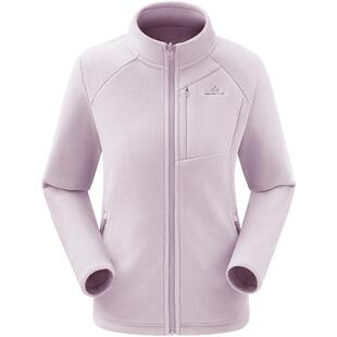 拓路者冬季冲锋衣抓绒内胆女前胸拉链口袋双面绒保暖摇粒绒外套