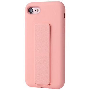 适用苹果se3代液态硅胶全包边8手机壳iPhone7plus纯色6防摔ins网红高端se2支架解放双手七八保护套6s新款男女