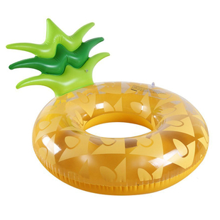 菠萝漂浮充气游泳圈爱心可爱水上救生圈西瓜天鹅水泡旅游摄影道具