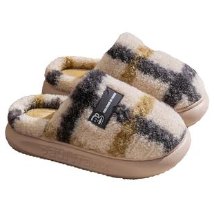 大嘴猴棉拖鞋女款2025新款家居洋气时尚情侣毛绒保暖月子棉鞋男