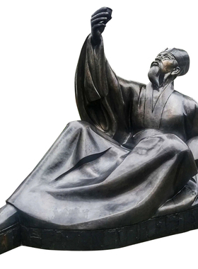 北宋历史治水诗人铜像玻璃钢户外