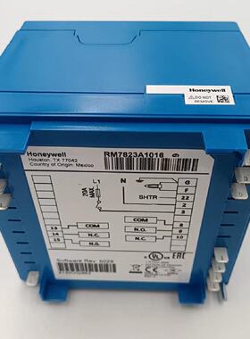 议价现货20个 美国霍尼韦尔Honeywell燃烧安全控制器RM7823A1016