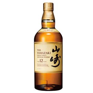 【自营】山崎(Yamazaki)12年单一麦芽威士忌 700ml 无盒