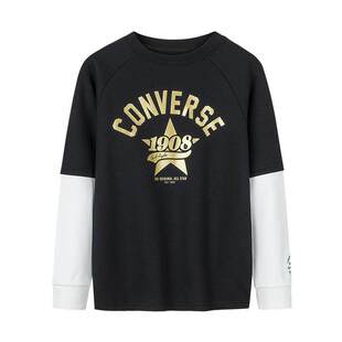 【新年红色】匡威儿童加绒卫衣男女童冬季中大童保暖棉上衣拜年服