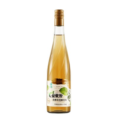 金果源苹果醋饮料二次发酵山东烟台苹果醋饮品650ml*2瓶果汁包邮