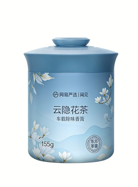 网易严选车载香薰固体香膏汽车香水檀木香氛官方去除异味装饰留香