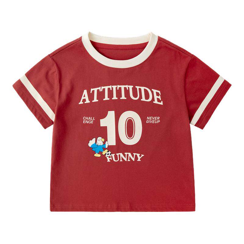 【世界杯主题】嘟嘟家男童短袖夏季儿童纯棉T恤上衣女童半袖童装