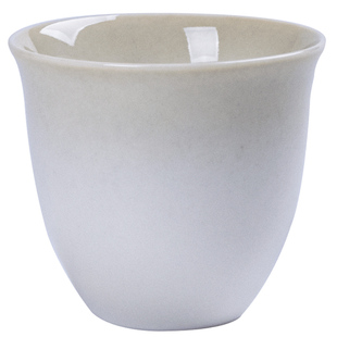 彩集堂 草木落灰暖黄品茗杯 秘色釉喝茶茶盏小茶杯功夫茶具客人杯