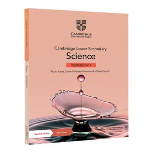 原版剑桥小学科学国际课程新版 Cambridge Lower Secondary Science Workbook 9 九年级练习册带帐号青少年英语中学科学教材学生书