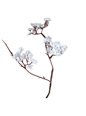 白色小花假花仿真花摆设樱花桃花梨花客厅花艺摆件侘寂风家居装饰