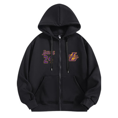 湖人科比东契奇美式篮球卫衣外套