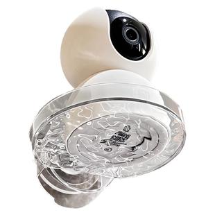 家用监控器摄像头墙上置物架免打孔路由器托架可折叠床头吸盘支架