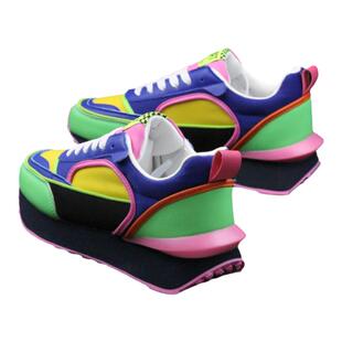 夏季男鞋新款爆款老爹跑步运动鞋透气薄款潮鞋内增高耐磨鞋男