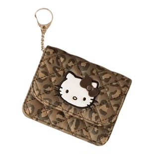 LOWRYS FARM Sanrio联名2025新款Kitty菱格卡包挂件收纳包580257