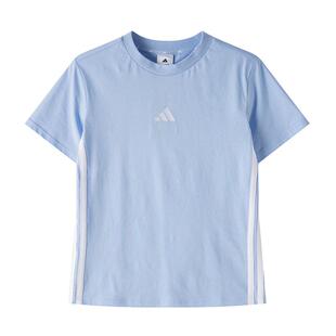 Adidas阿迪达斯女装2026夏季新款W 3S SJ T运动休闲短袖T恤JE1227