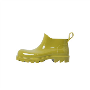 AW BV牛油果雨靴女外穿雨鞋阿希哥mona同款短靴厚底增高果冻女鞋