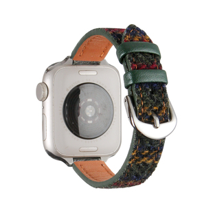 秋冬新款毛呢适用华为watchfit3手表带女士fit2女款智能手表fit1表链真皮腕表手带fit4pro运动手环腕带手表链