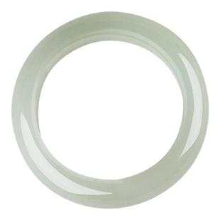 普陀山天然晴水和田玉戒指女款正品玉石素圈情侣对戒送情侣礼物