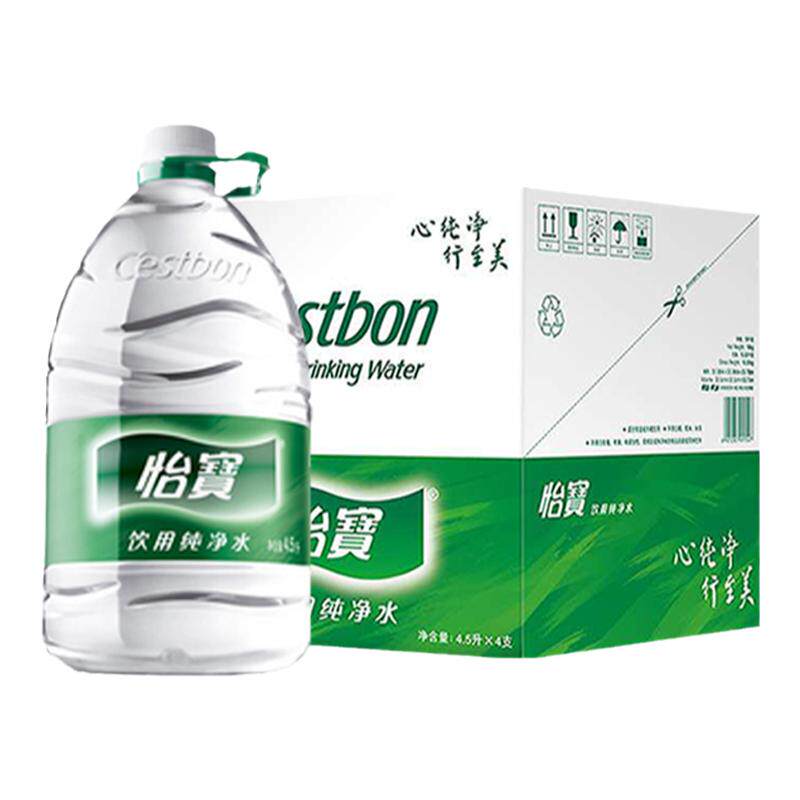 怡宝纯净水4.5L*4桶深圳2小时达
