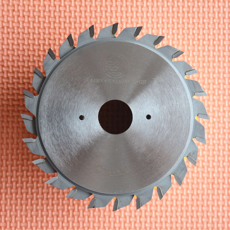 五环圆利锯片双划子母锯槽锯精密推台锯底锯120X22X2.8/3.6X12+12