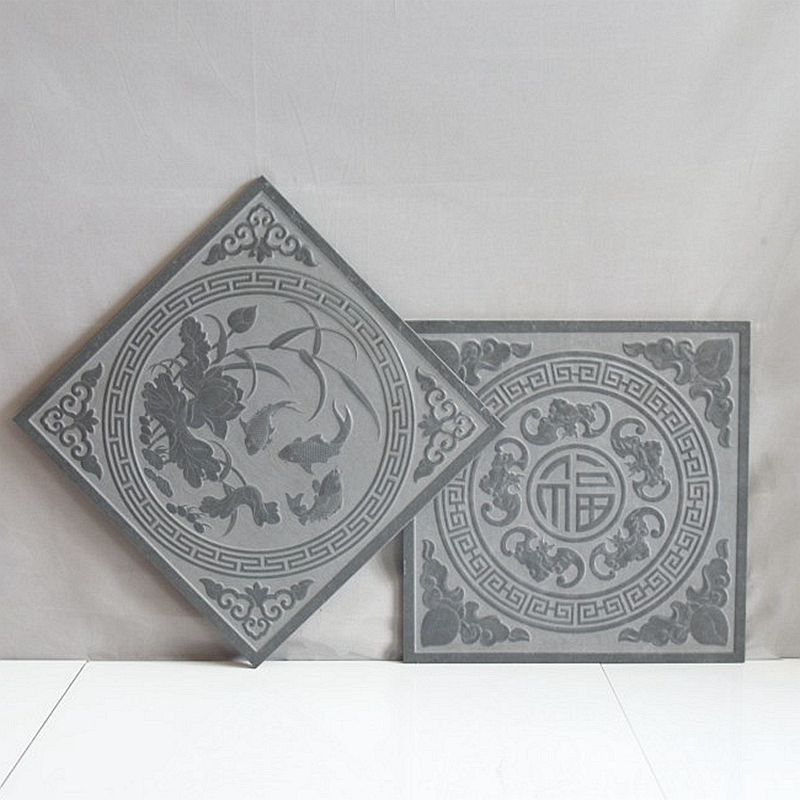 浮雕地砖 中式庭院花园地砖厂家批发户外花园露台防冻仿古砖 瓷砖