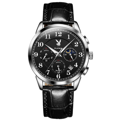 花花公子男士手表男款石英表