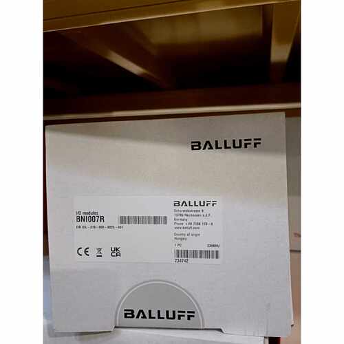 询价巴鲁夫BALLUFF I/O模块，型号B007R，正