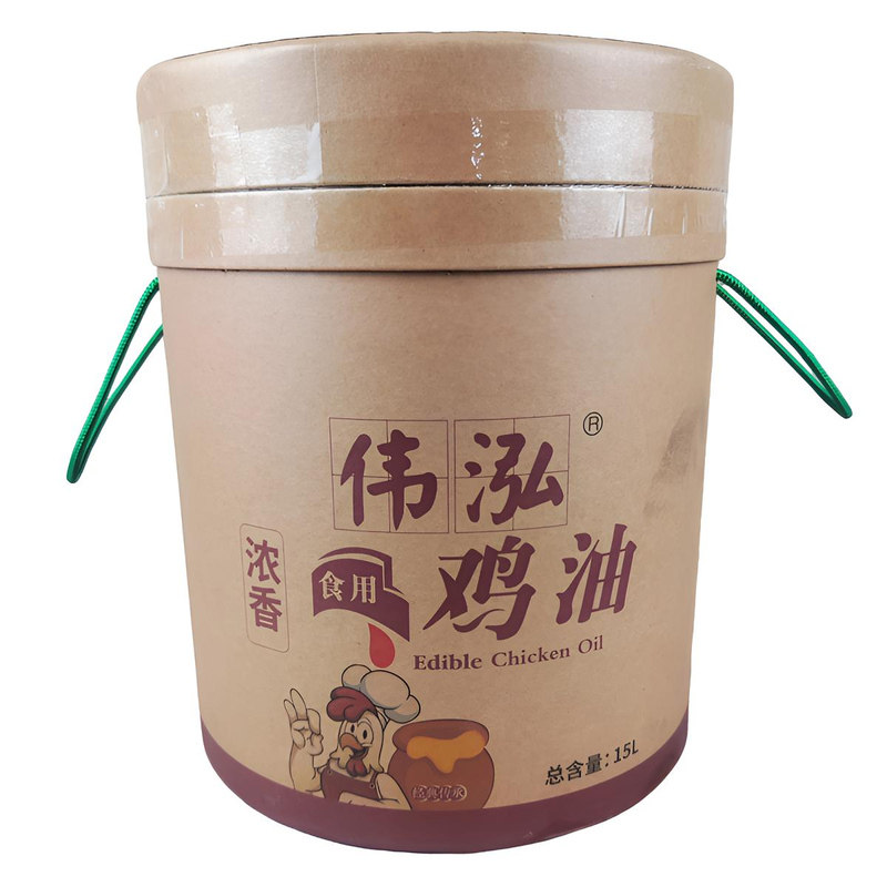 伟泓浓香型食用鸡油15L桶装批发