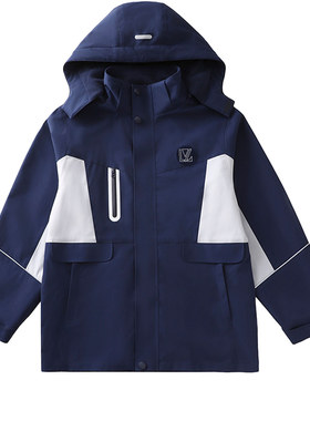 中学生冬装校服羽绒服内胆白鸭绒