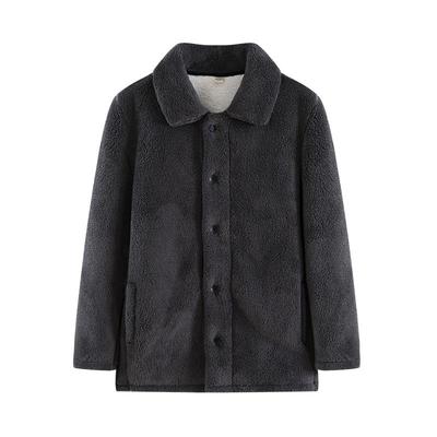 男冬季羊羔绒加绒加厚上衣