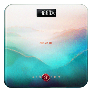 香山电子秤体重秤家用精准称重人体秤减肥专用称充电电池款体脂