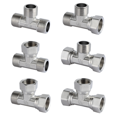 铜三通角阀分流器内外丝活接弯头