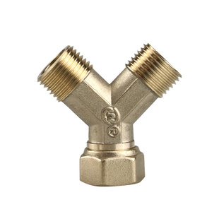 铜4分对丝直接弯头三通内外丝管古四通水管对丝燃气活接DN15配件